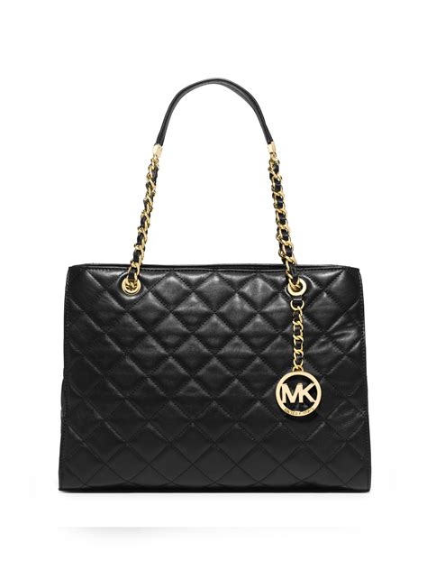 michael kors lg chain shoulder tote leather|Michael Kors bags for women.